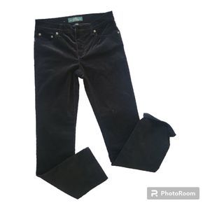 Ralph Lauren Jeans Corduroy‎ Pants Womens 2 Black Classic Straight 30x32  Ladies